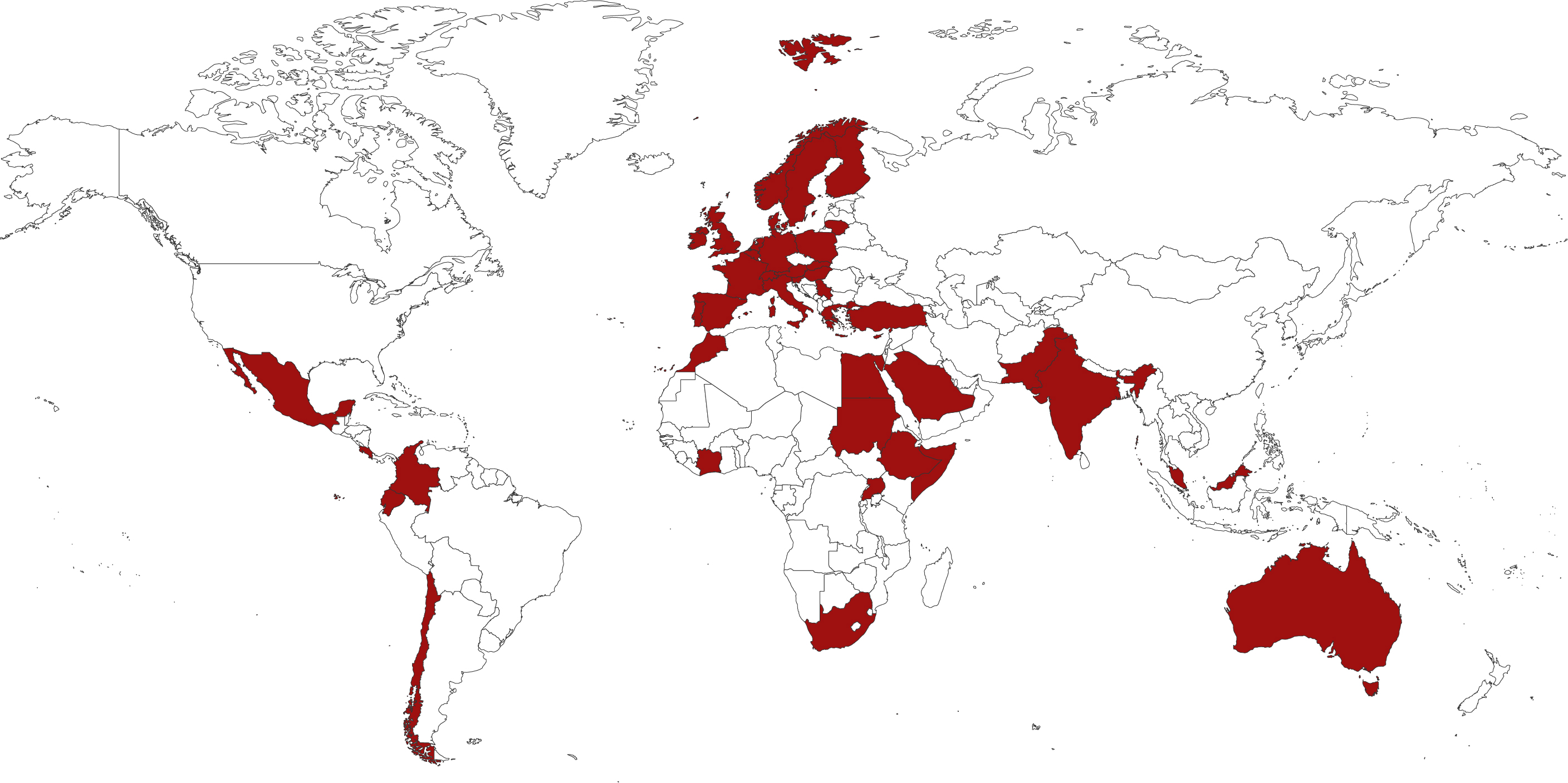 Défibrillateurs FRED PA-1 dans le monde